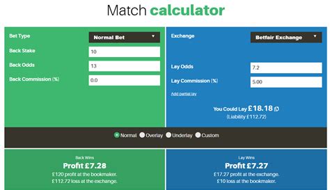 arb bet calculator